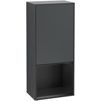 Väggskåp Villeroy & Boch Finion med 1 Dörr och Öppen Hylla Nere 418 mm