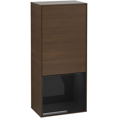 Väggskåp Villeroy & Boch Finion med 1 Dörr och Öppen Hylla Nere 418 mm