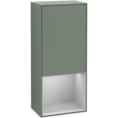 Väggskåp Villeroy & Boch Finion med 1 Dörr och Öppen Hylla Nere 418 mm