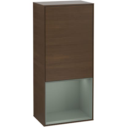 Väggskåp Villeroy & Boch Finion med 1 Dörr och Öppen Hylla Nere 418 mm