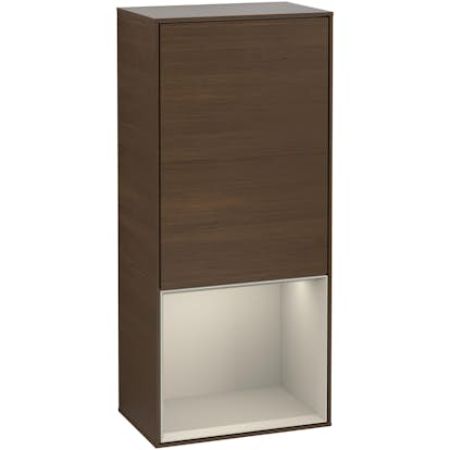 Väggskåp Villeroy & Boch Finion med 1 Dörr och Öppen Hylla Nere 418 mm