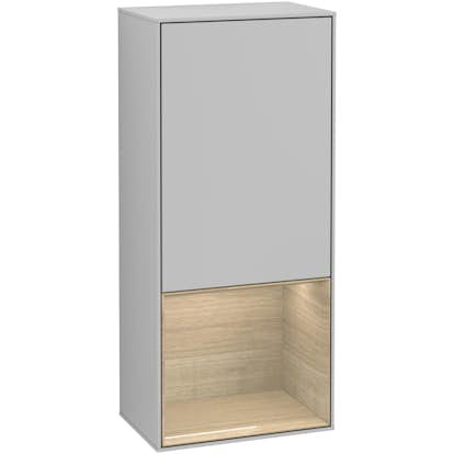 Väggskåp Villeroy & Boch Finion med 1 Dörr och Öppen Hylla Nere 418 mm
