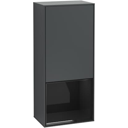 Väggskåp Villeroy & Boch Finion med 1 Dörr och Öppen Hylla Nere 418 mm