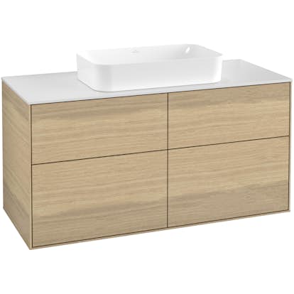 Tvättställsskåp Villeroy & Boch Finion med 4 Lådor och Bänkskiva för Fristående Tvättställ