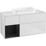 Tvättställsskåp Villeroy & Boch Finion med 3 Lådor Hylla och Bänkskiva för Fristående Tvättställ