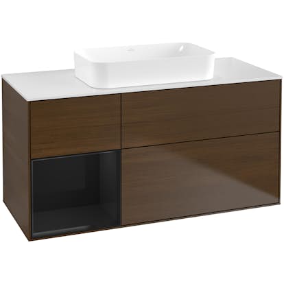 Tvättställsskåp Villeroy & Boch Finion med 3 Lådor Hylla och Bänkskiva för Fristående Tvättställ