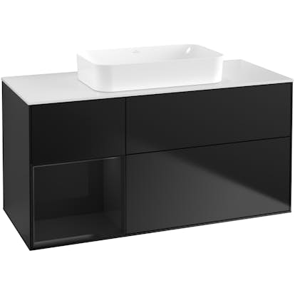 Tvättställsskåp Villeroy & Boch Finion med 3 Lådor Hylla och Bänkskiva för Fristående Tvättställ