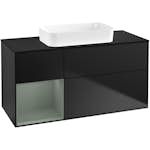 Tvättställsskåp Villeroy & Boch Finion med 3 Lådor Hylla och Bänkskiva för Fristående Tvättställ