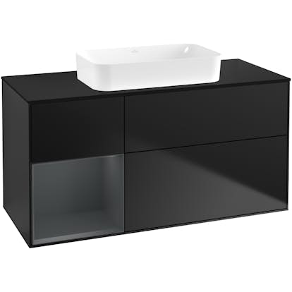 Tvättställsskåp Villeroy & Boch Finion med 3 Lådor Hylla och Bänkskiva för Fristående Tvättställ
