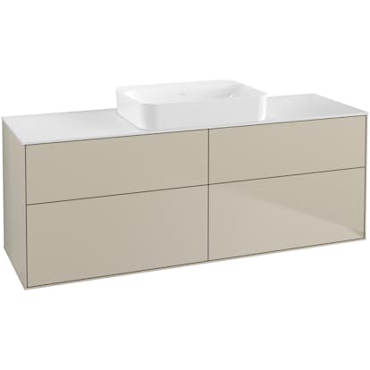 Tvättställsskåp Villeroy & Boch Finion med 4 Lådor och Bänkskiva för Fristående Tvättställ