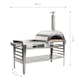 Pizzaugn GrillSymbol Pizzo med Pizzabord XL Inox