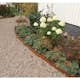 Planteringskant Flexigarden Corten Övergång 120-180 mm Kvartsbåge