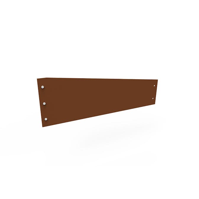 Planteringskant Flexigarden Corten Övergång