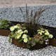 Planteringskant Flexigarden Corten Övergång