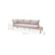Loungesoffa LifestyleGarden Portals Light 3-sits
