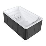 Swimspa Swebad Swim Family med Gaveltrappa och Termolock