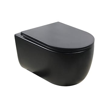 Vägghängd Toalettstol Macro Design Silent Rimless med Tornadospolning