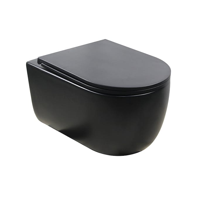 Vägghängd Toalettstol Macro Design Silent Rimless med Tornadospolning