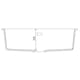 Diskho Lavabo Reginox Amsterdam 72 Black Silvery