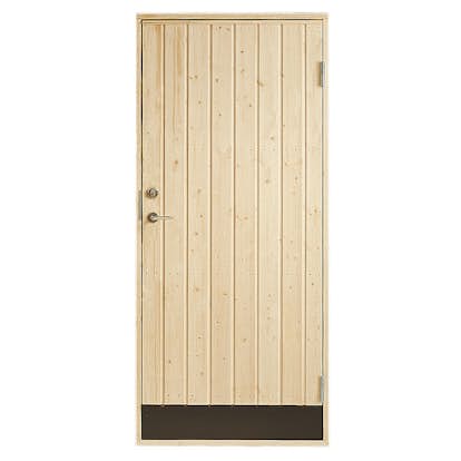 Förrådsdörr Vibostugan 10° Rak