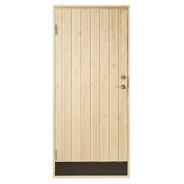 Förrådsdörr Vibostugan 10° Rak