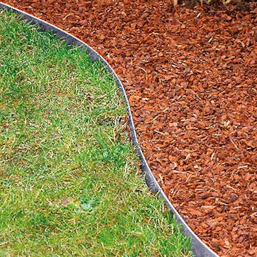 Rabattkant Hortus Metall Grå, Formbar & Galvaniserad Gräskant