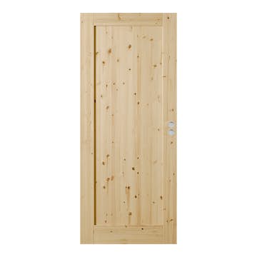 Skjutdörr GK Door Rakel Furu Lackad inkl. Skålar & Dragring