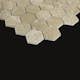 Mosaik Tenfors Marmor Heagon Beige 5x5 cm