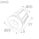 Minidownlight Hide-a-lite Heatspot G2 BS Dimbar LED Downlight Borstat Stål