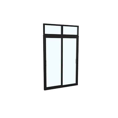 Skjutdörr med Överljus Landskap Robust Året Runt 2-del