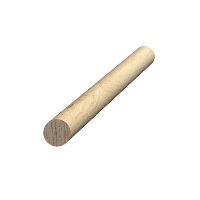 Rundstav Grimslöv Trä List 10 mm Obehandlad
