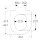 Toalettsits Pressalit for Trevi S832