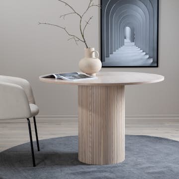 Matbord Venture Home Bianca Ø110 cm