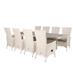 Matgrupp Venture Home Lova 160/240 med 8 Pishi Stolar