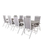 Matgrupp Venture Home Lova 224/324 med 8 Albany Stolar