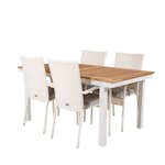 Matgrupp Venture Home Perla 160/240 med 4 Asta Stolar