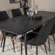 Matgrupp Venture Home Gold med 6 Leone Stolar