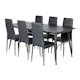 Matgrupp Venture Home Gold med 6 Slim Stolar