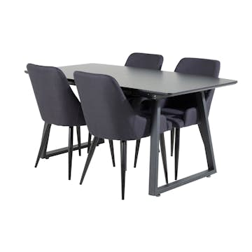 Matgrupp Venture Home Ina med 4 Plake Stolar