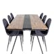 Matgrupp Venture Home Jane med 6 Pobbie Stolar Polyestertyg