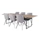 Matgrupp Venture Home Peo med 6 Geneva Stolar
