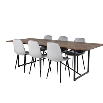 Matgrupp Venture Home Peo med 6 Phoi Stolar