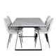 Matgrupp Venture Home Estelle 140 med 4 Pooya Stolar