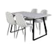 Matgrupp Venture Home Estelle 140 med 4 Pooya Stolar