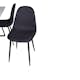 Matgrupp Venture Home Estelle 140 med 4 Pobbie Stolar PolyEstelletyg