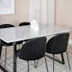 Matgrupp Venture Home Estelle 140 med 4 Wrigley Stolar