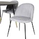 Matgrupp Venture Home Dipp Ø115 cm med 4 Wrinkles Stolar