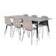 Matgrupp Venture Home Dipp med 6 Arctic Stolar