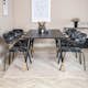 Matgrupp Venture Home Disa med 6 Aris Stolar Polyestertyg
