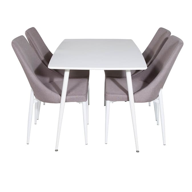 Matgrupp Venture Home Pobbie med 4 Laura Stolar Polyestertyg